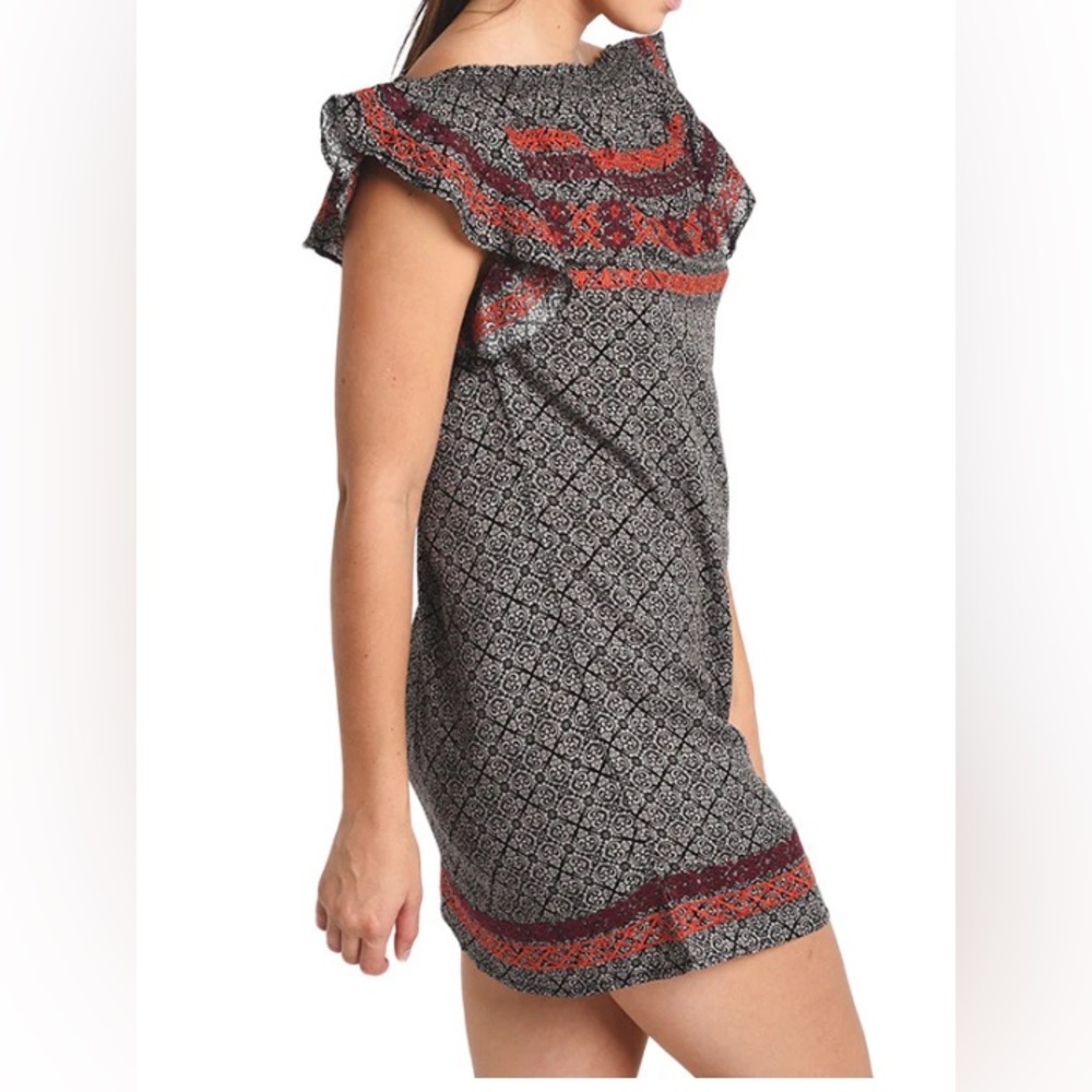 THML Ruffle Top Mini Dress, size M - Picture 4 of 13